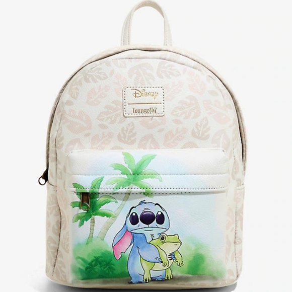 loungefly disney lilo & stitch pastel mini backpack